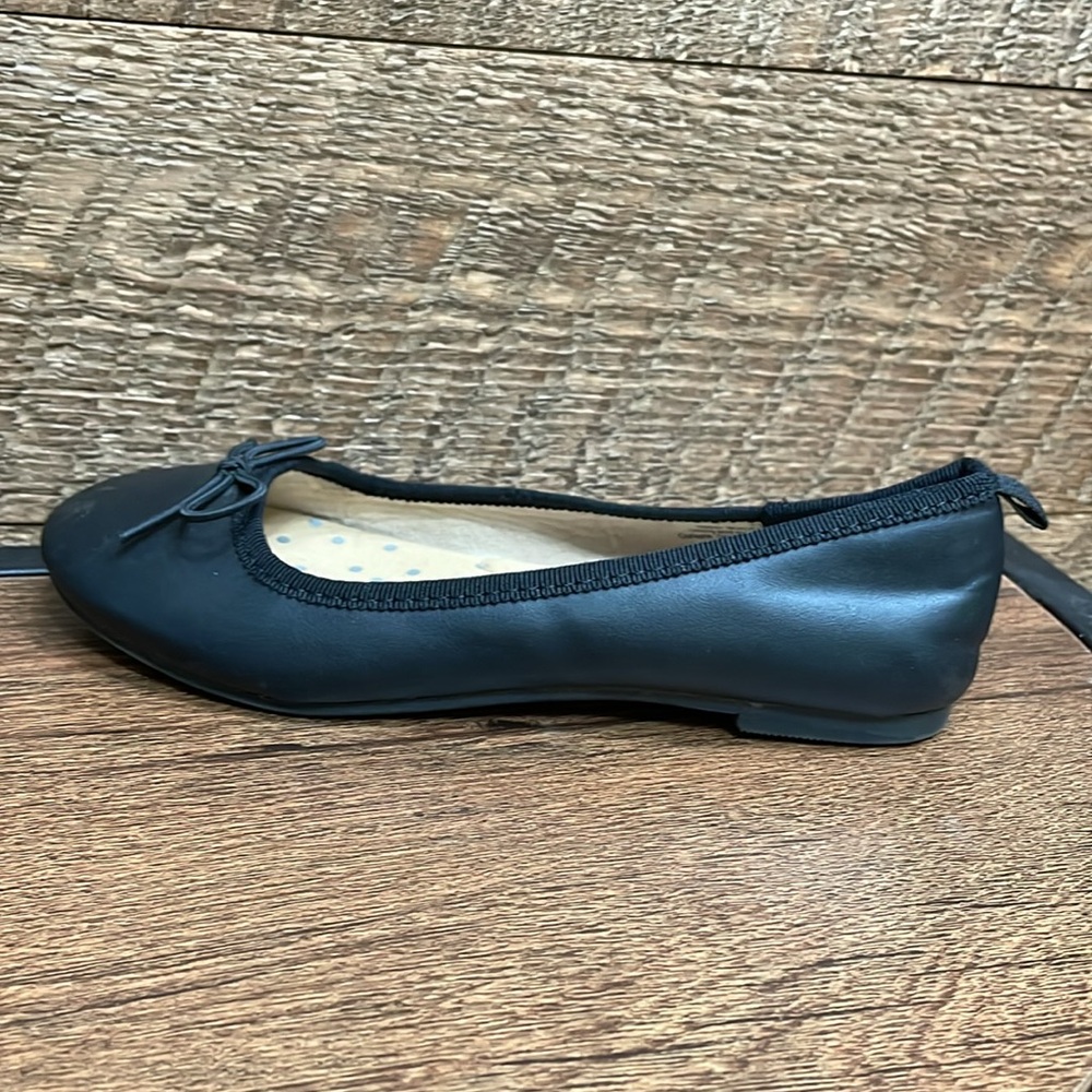 Cat & Jack Girls' Diana Slip-On Ballet Flats Black Size 13 PRICE FIRM/NO OFFERS - Picture 9 of 14